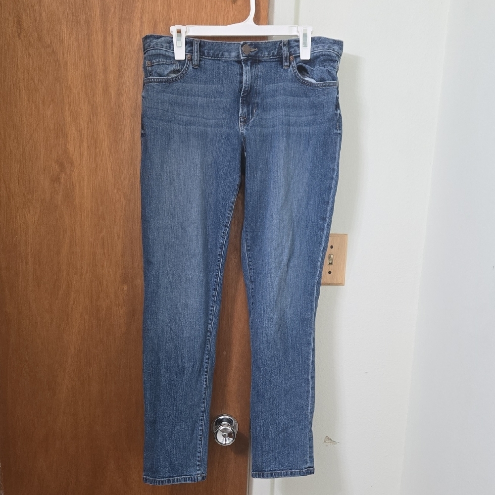 LOFT Skinny Jeans in Medium Blue Wash